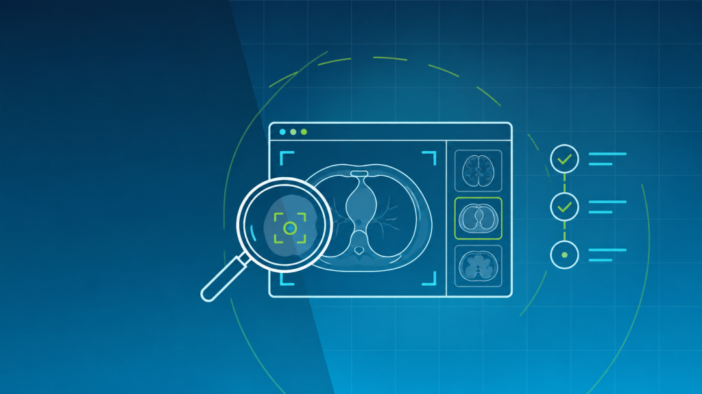 Clinician-Supervised Medical Image Review Support