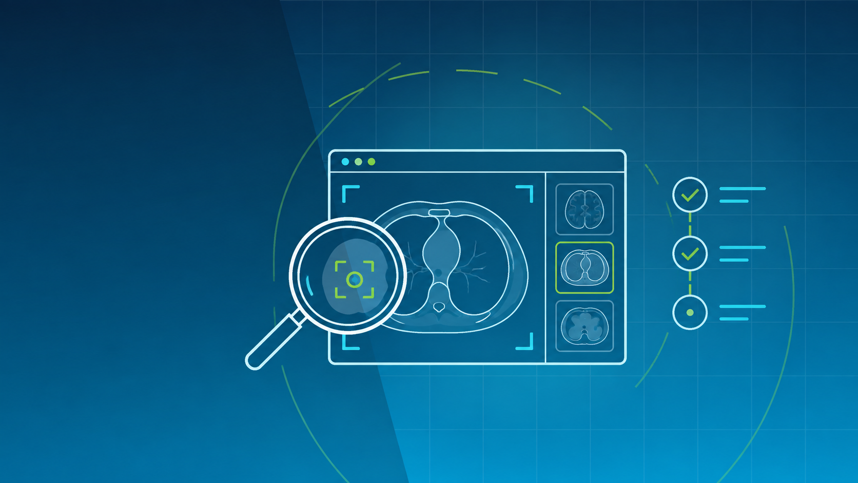 Clinician-Supervised Medical Image Review Support illustration