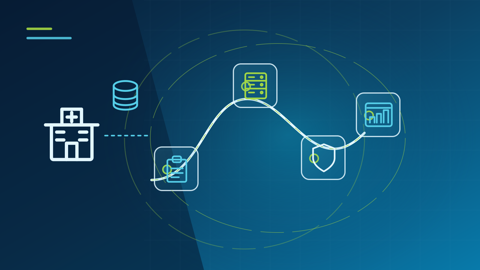 Healthcare Data Modernization Roadmap illustration