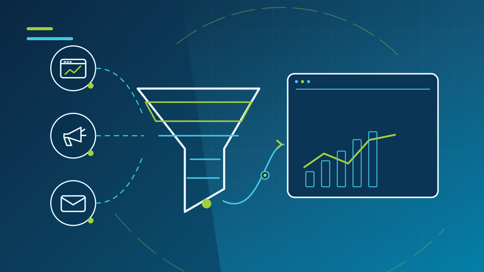 Industrial Lead Generation and Pipeline Analytics illustration