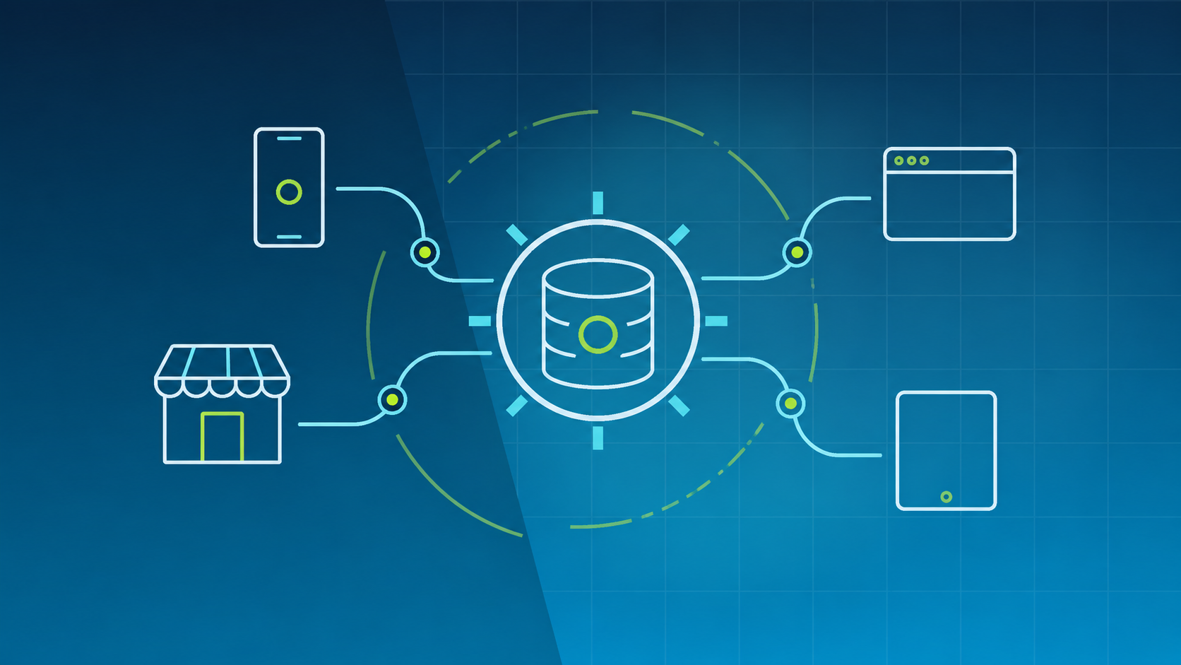 Omnichannel Customer Data Platform illustration