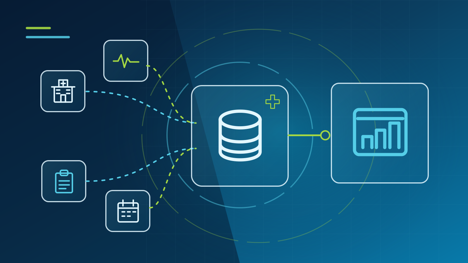 Unified Healthcare Data Platform illustration